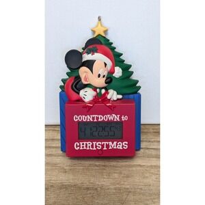 Hallmark Disney Mickey Mouse Digital Christmas Countdown Ornament Tested Works